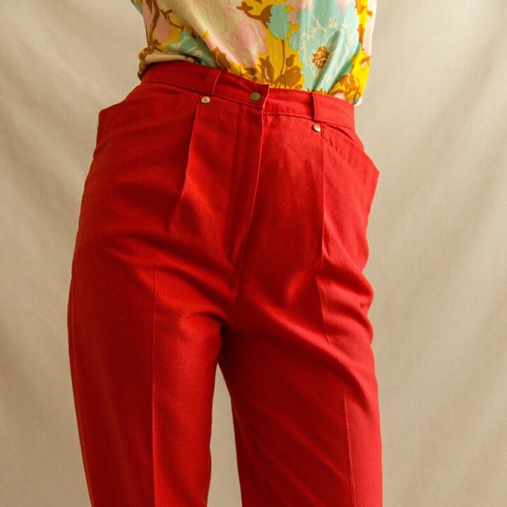 Red Peg Pant